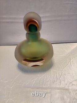 Vintage Murano STYLE art glass perfume bottle