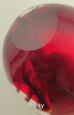 Vintage Murano Sommerso Art Glass Ashtray Dish Glows Amazing 5