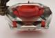 Vintage Murano Sommerso Art Glass Red Faceted 5&times;4&times;2 Glowing Beauty Dish Ashtray