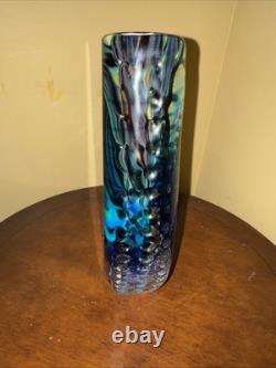Vintage Murano Sommerso Blown Glass Vase