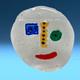 Vintage Murano Sommerso Style Italy Abstract Picasso Face Glass Art Sculpture 5