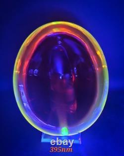 Vintage Murano Sommerso Submerged Art Glass Bowl Dish 6.5×5.5×3 Stunning Colors