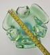 Vintage Murano Sommerso Submerged Blue/Green Stunning Art Glass Ash Dish 6.5