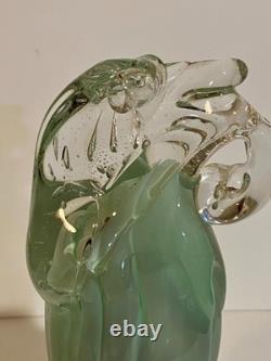 Vintage Murano Studio ART Glass Sculpture Tony Cray 1989 Signed Abstract -A