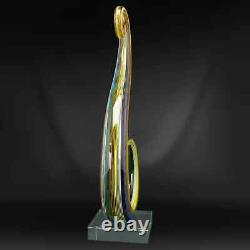 Vintage Murano Style Badash Crystal Glass Sculpture