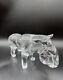 Vintage Murano Style Glass Italy Hippo Sculpture Original Signed Lucio Zanetti