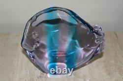 Vintage Murano Style Hand Blown Glass Fish Sculpture By Renato Anatra