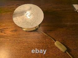 Vintage Murano Table Lamp, Swirl Glass+Original Vetri Label