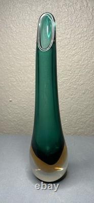 Vintage Murano Teardrop Vase Attribtuted to Flavio Poli for Seguso Vetri d'Arte