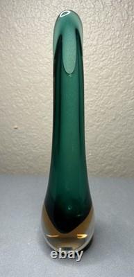 Vintage Murano Teardrop Vase Attribtuted to Flavio Poli for Seguso Vetri d'Arte