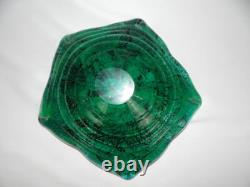 Vintage Murano Tutti Frutti Aventurine Art Glass Dish Bowl Ashtray 9 1/2 Inches