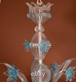 Vintage Murano/Venetian Glass Chandelier/Hanging Lamp