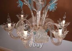 Vintage Murano/Venetian Glass Chandelier/Hanging Lamp