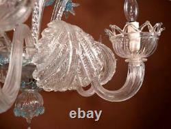 Vintage Murano/Venetian Glass Chandelier/Hanging Lamp