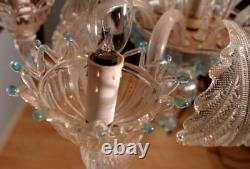 Vintage Murano/Venetian Glass Chandelier/Hanging Lamp