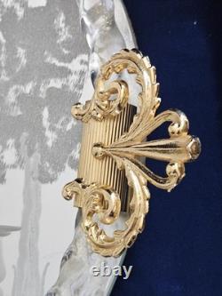 Vintage Murano Venetian Glass Vanity Tray Rope Twist Border, Italy Mint