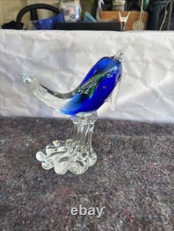 Vintage Murano glass Dolphin Figurine hand-blown in ItalyGRT Condition! 1900's