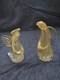 Vintage Murano glass and gold angels set of 2