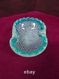 Vintage Murano glass cigar ashtray 6.5 X 5