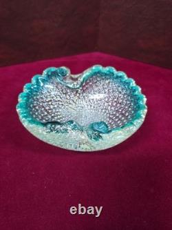 Vintage Murano glass cigar ashtray 6.5 X 5