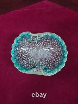 Vintage Murano glass cigar ashtray 6.5 X 5