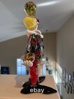 Vintage Murano glass clown with balls 11