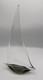 Vintage Nautical Sail Boat Murano Art Glass Signed Livio Seguso