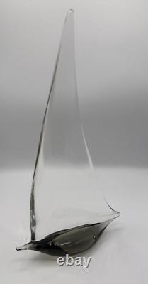 Vintage Nautical Sail Boat Murano Art Glass Signed Livio Seguso