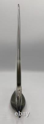 Vintage Nautical Sail Boat Murano Art Glass Signed Livio Seguso
