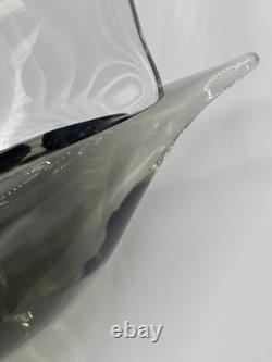 Vintage Nautical Sail Boat Murano Art Glass Signed Livio Seguso