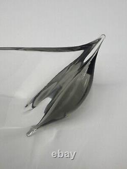 Vintage Nautical Sail Boat Murano Art Glass Signed Livio Seguso