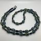 Vintage Oversized Long Murano Art Glass Beaded Necklace Estate Handmade 47