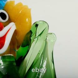 Vintage Pair (2) Murano Glass Clowns, 9