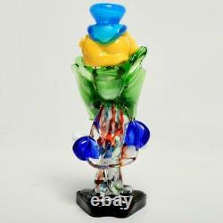 Vintage Pair (2) Murano Glass Clowns, 9