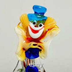 Vintage Pair (2) Murano Glass Clowns, 9