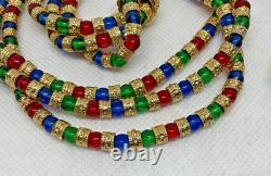 Vintage Pauly & Co Compagnia Venezia Murano Glass Necklace & Earrings 1980's