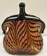 Vintage Rare Mid Century Murano Handblown Glass Hand Purse