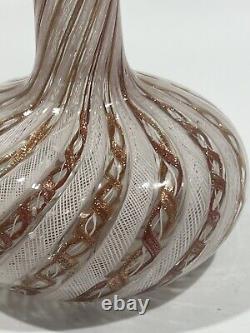 Vintage Rare Murano Glass Fratelli Toso Vase Italy Venice