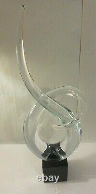 Vintage Renato Anatra Large Vetri Murano Studio Art Glass Sculpture Signed 24