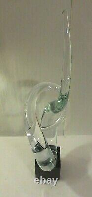 Vintage Renato Anatra Large Vetri Murano Studio Art Glass Sculpture Signed 24