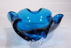 Vintage Retro Italian Murano Art Glass Bowl