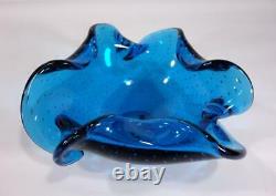 Vintage Retro Italian Murano Art Glass Bowl