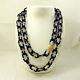 Vintage Signed Archimede Seguso Venetian Murano Glass Chain Necklace for Chanel