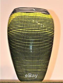 Vintage Signed Lino Tagliapietra Effetre International Murano Italy Glass Vase