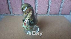 Vintage Signed Tour D'argent Murano Glass Duck Archimede Seguso Galliano Ferro