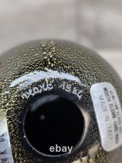 Vintage Signed VeArt Murano Glass 24k Gold Embedded Glass Art 4 Egg Rare