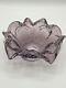 Vintage Sommerso Bullicante Purple Hue Murano Glass Bowl 8