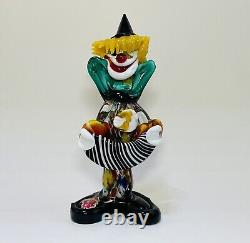 Vintage Venetian Murano Glass Clown