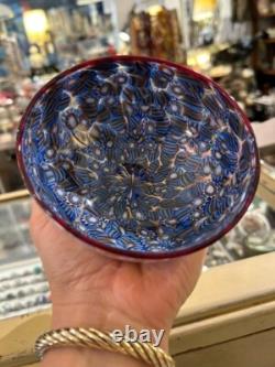 Vintage Venetian Murano Glass Millefiori Bowl Gambaro & Poggi