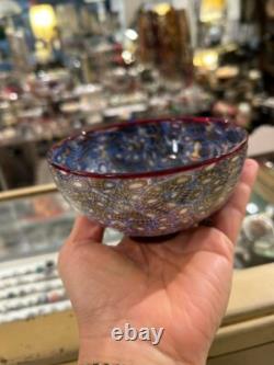 Vintage Venetian Murano Glass Millefiori Bowl Gambaro & Poggi